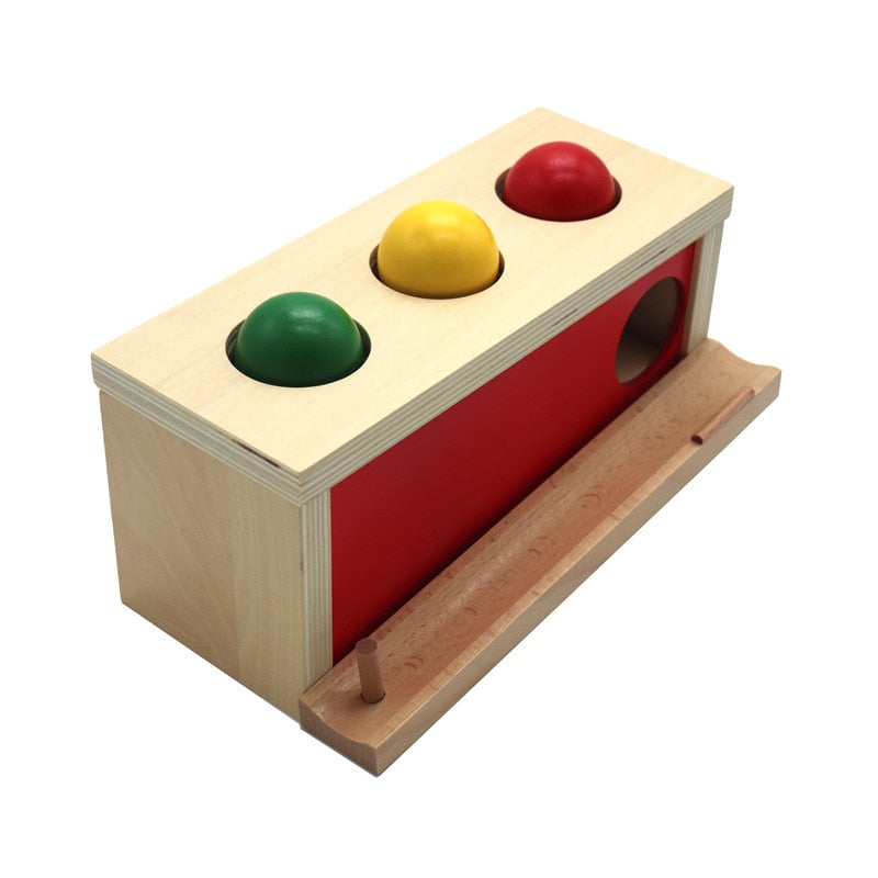 Montessori Materials Knocking Ball Box Toys