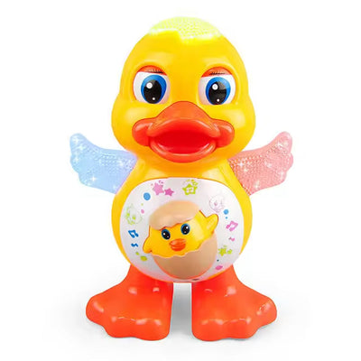 Fidtoy Musical Dancing Duck Toy with Lights and Music – Interactive Moving Duck Toy for Toddlers and Kids