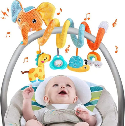 Fidtoy Spiral Stroller Toy for Baby Sensory Development 0-12 Months