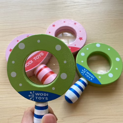 Wooden Magnify Glass set of 4 - Best Sensory Toys