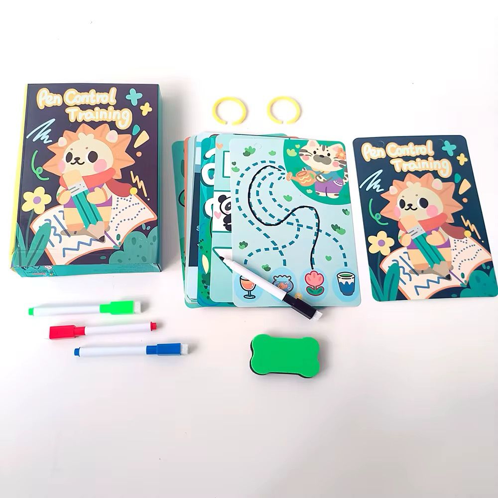 Pen Control Training – Tracing, Symmetry, Maze, and Matching Activities