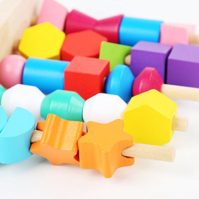 Patterning and Threading Beads- The Best Fine Motor Toys