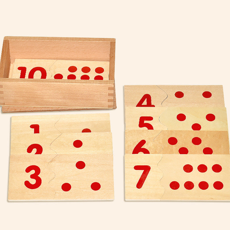 Wooden Number Game - The best Montessori Toys