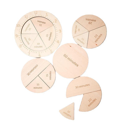 Casse-tête Horloge en Bois - Meilleurs Jouets Mathématiques