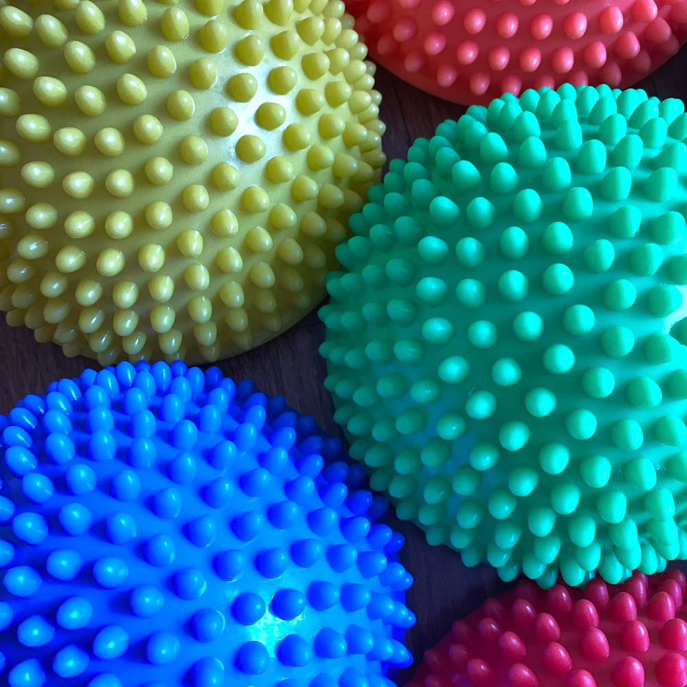 Spiky Half Ball Cushion for Games and Balance Set of 7- Best Sensory Toys