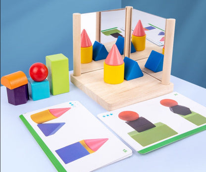 Montessori Mirror Reflection Building Toy