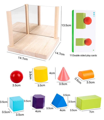 Montessori Mirror Reflection Building Toy