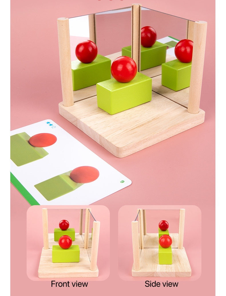 Montessori Mirror Reflection Building Toy
