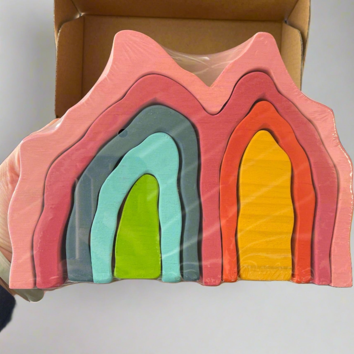 Wooden Stacking Great Barrier Coral Reef Block Playroom Décor