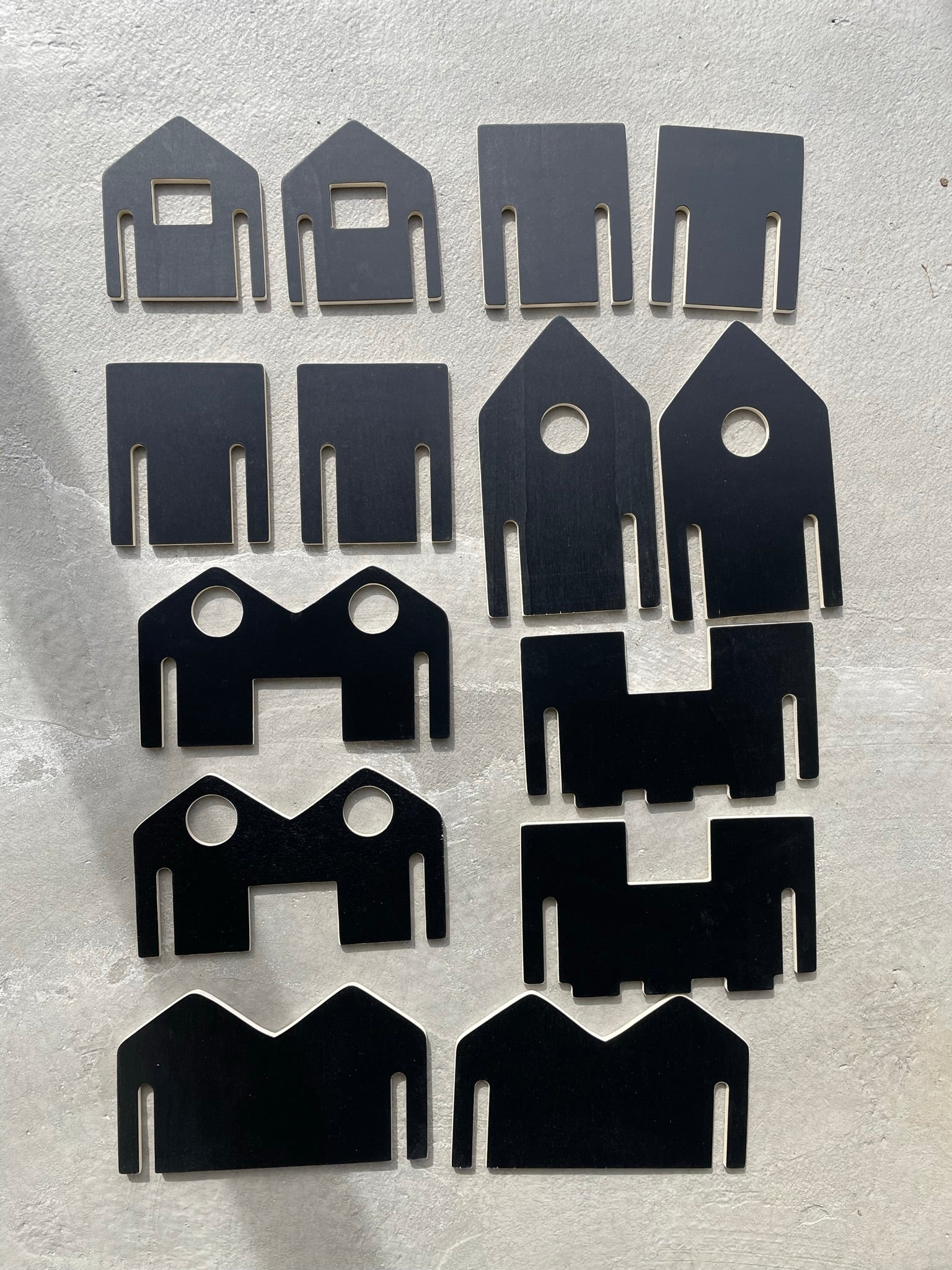 Large City Scape Town Building Chalkboard DIY Play Toy house