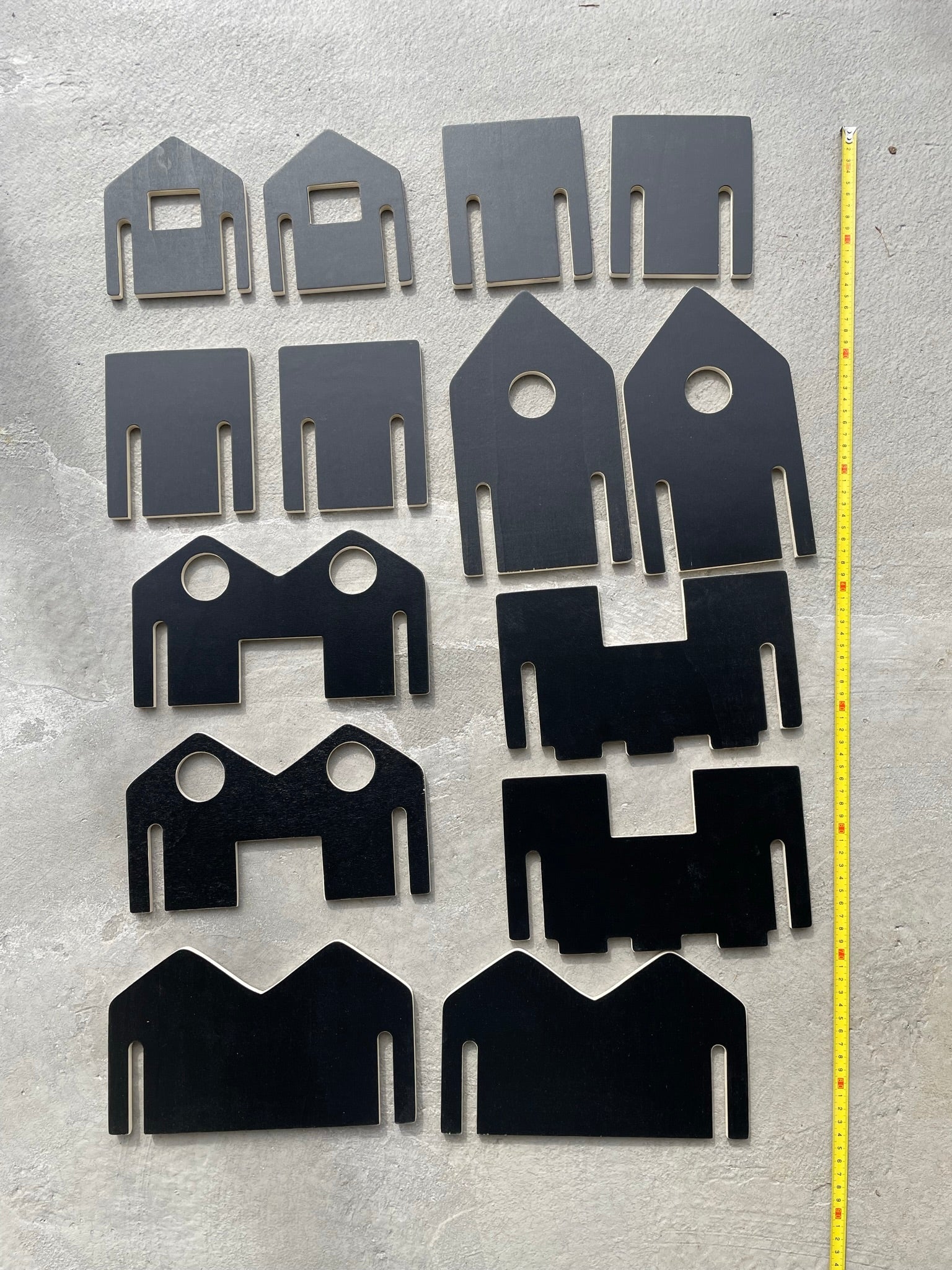 Large City Scape Town Building Chalkboard DIY Play Toy house