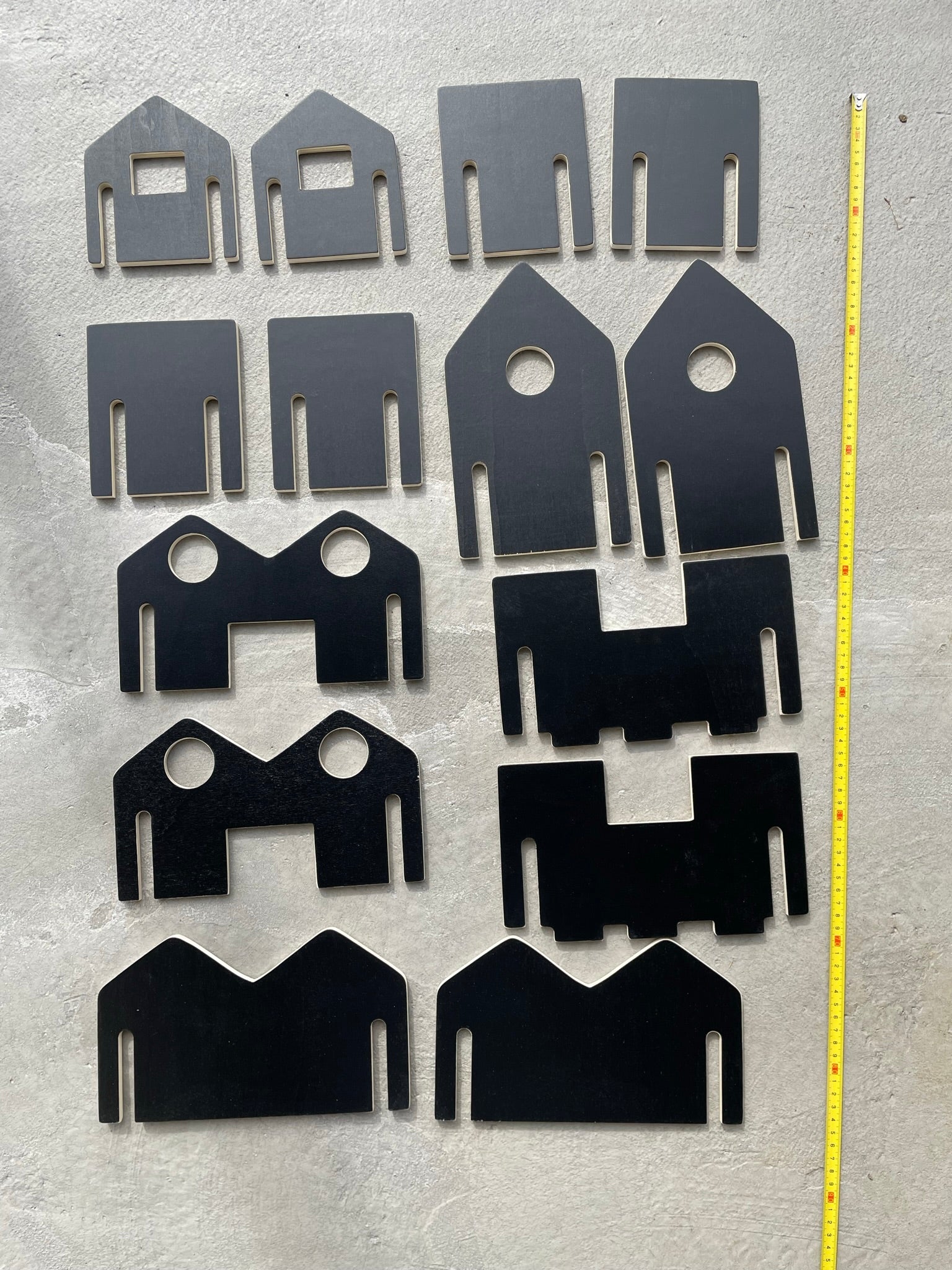 Large City Scape Town Building Chalkboard DIY Play Toy house