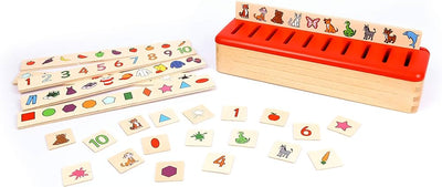 Grand jeu de tri par catégorie JUMBO Montessori Jouets en bois pour enfants