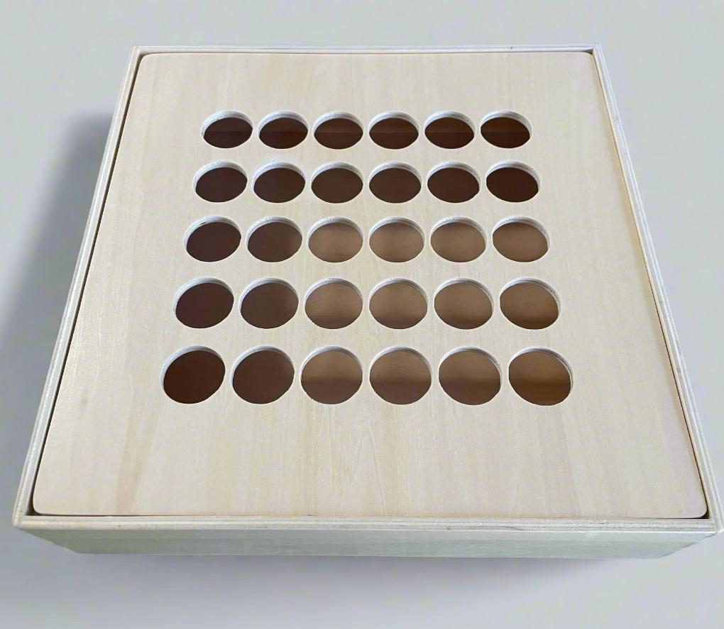 Wooden Gear & Cog Sorting Activity Box Tray