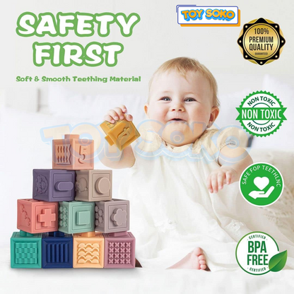 Infant Blocks for Kids – Baby Teething Toys & Learning Fun