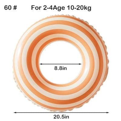 Bouée gonflable Fidtoy Pastel – Flotteur de natation Montessori pour les tout-petits de 5 à 9 ans