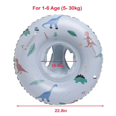 Bouée gonflable Fidtoy Pastel – Flotteur de natation Montessori pour les tout-petits de 5 à 9 ans