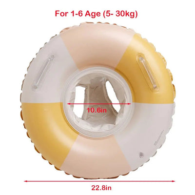 Bouée gonflable Fidtoy Pastel – Flotteur de natation Montessori pour les tout-petits de 5 à 9 ans