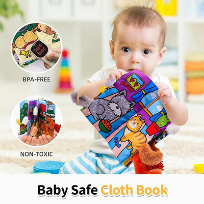 Jollybaby Fluffy Cloth Books
