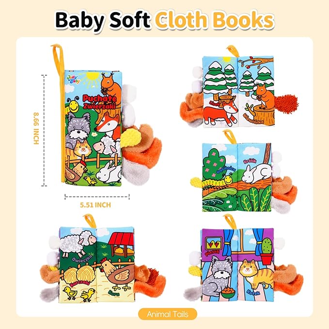 Jollybaby Fluffy Cloth Books