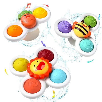 3 unidades Spinner con Ventosa Bebé