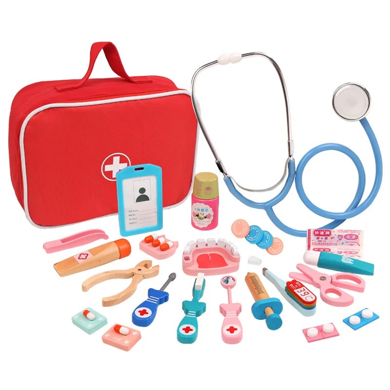 Mallette de docteur en bois