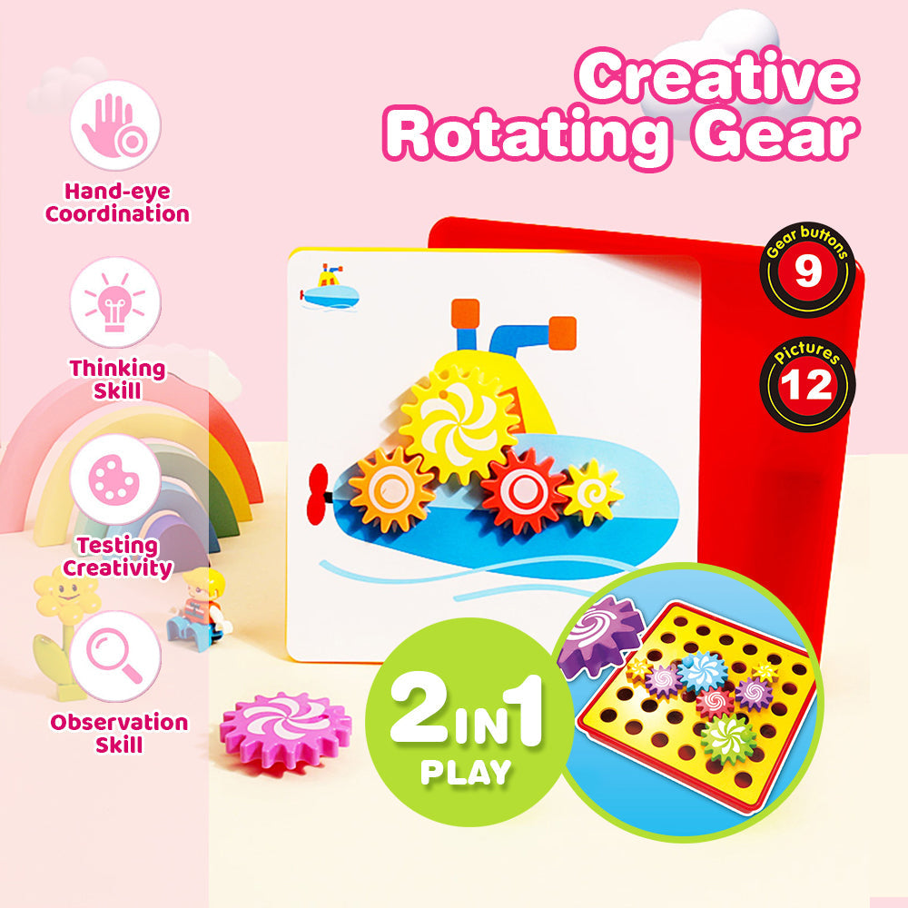 2 in 1 Creative Gear Art - M9F