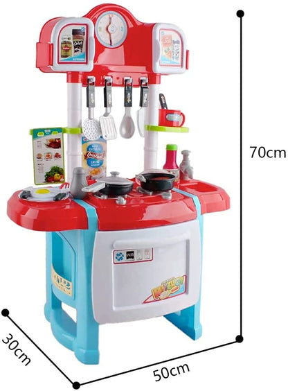 'My Little Chef' Minatare Kitchen Playset Role Playing Game with Light and Sound Water Features Kids Christmas Gift Toys