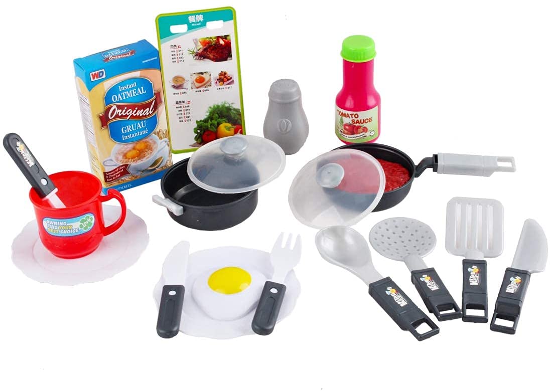 'My Little Chef' Minatare Kitchen Playset Role Playing Game with Light and Sound Water Features Kids Christmas Gift Toys