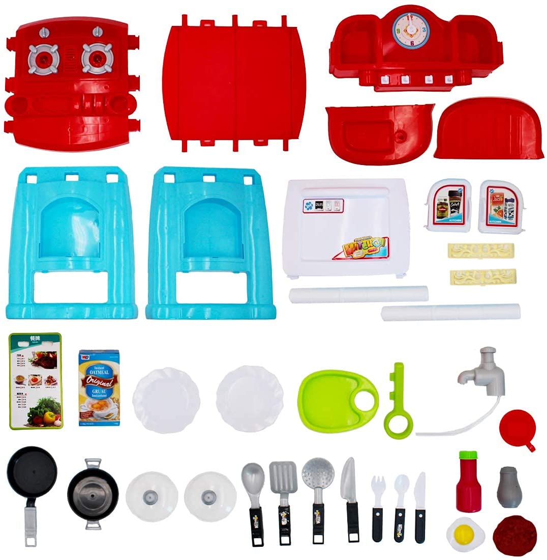'My Little Chef' Minatare Kitchen Playset Role Playing Game with Light and Sound Water Features Kids Christmas Gift Toys