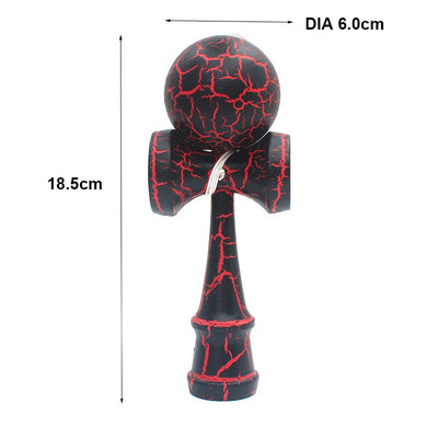 Fidtoy Kendama Cracks Wooden Skill Toy for Kids