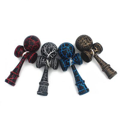 Fidtoy Kendama Cracks Wooden Skill Toy for Kids