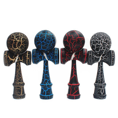 Fidtoy Kendama Cracks Wooden Skill Toy for Kids