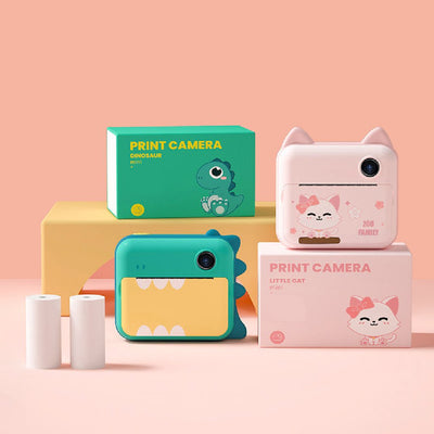 Fidtoy Kids Instant Print Camera – Toddler Photo Camera with Thermal Printing & Creative Coloring