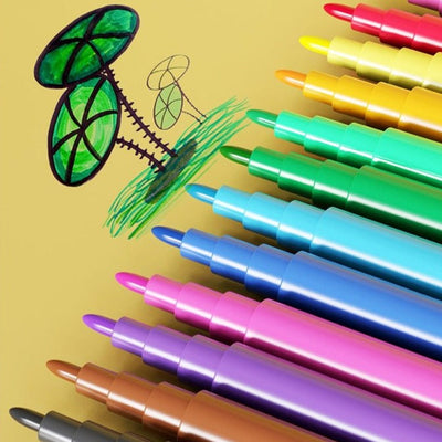 Fidtoy Kids Drawing Projector Table Art Tracing Toy with Markers and 72 Pictures