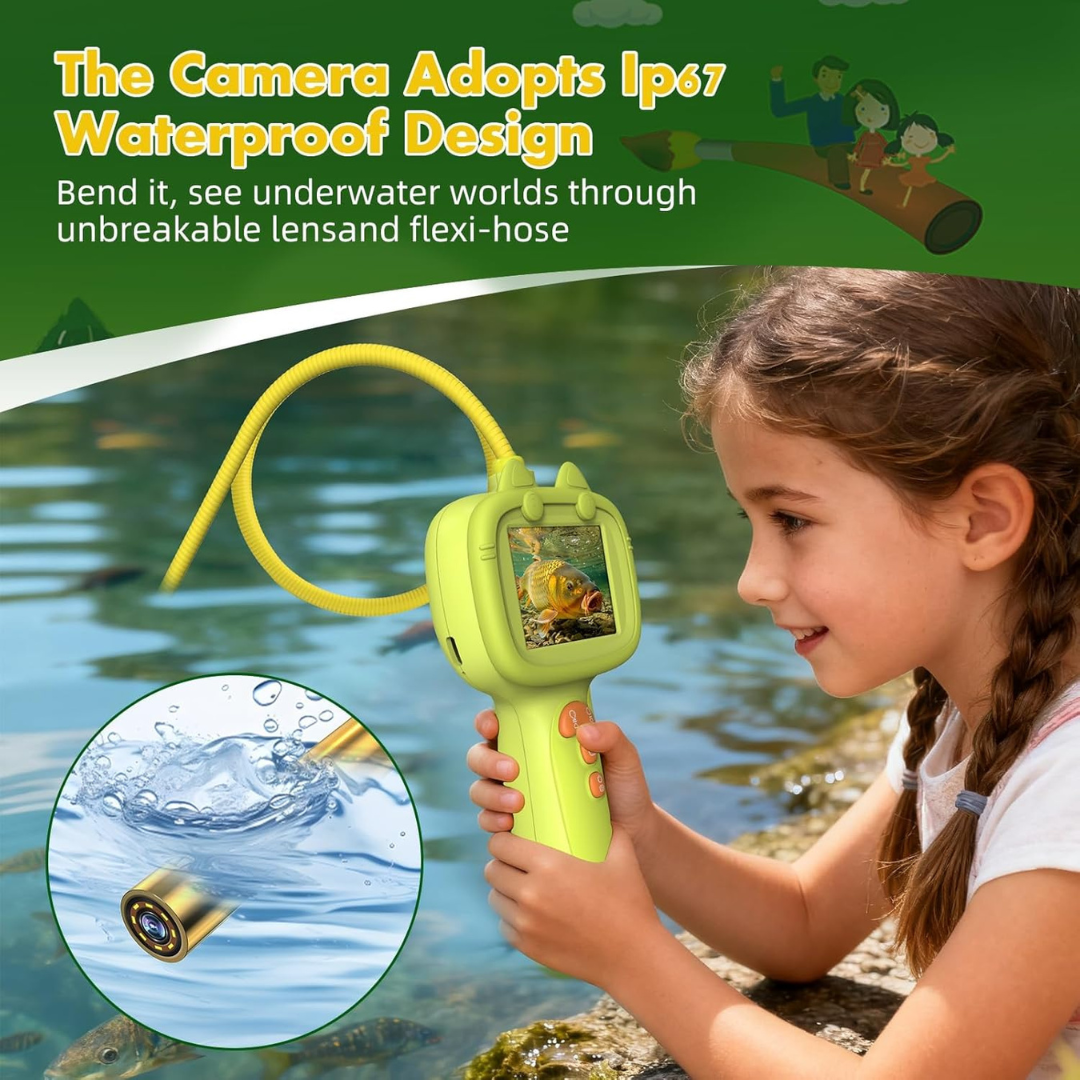 Kids Endoscope with LED Light – Educational STEM Exploration Toy for Curious Learners