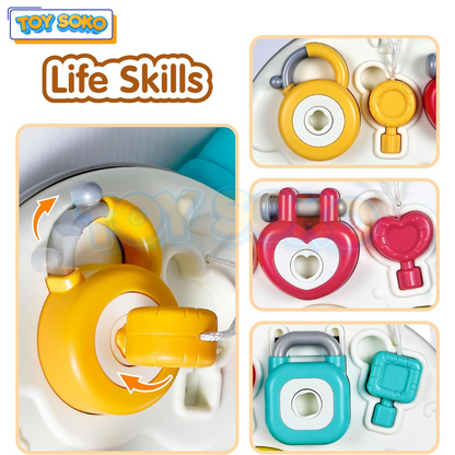 Baby Busy Board - Light Switch & Music Toys for Toddlers