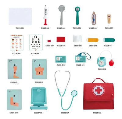 Fidtoy Trousse de docteur pour enfants - Jouet de jeu de rôle médical