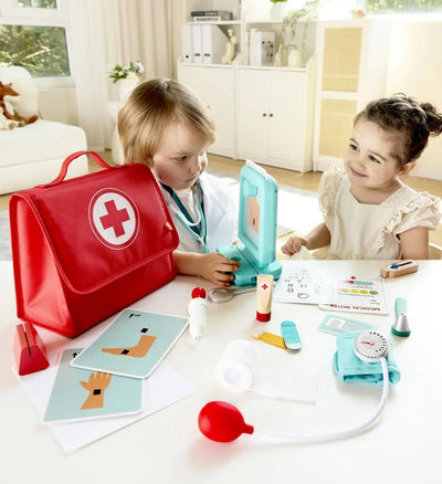 Fidtoy Trousse de docteur pour enfants - Jouet de jeu de rôle médical