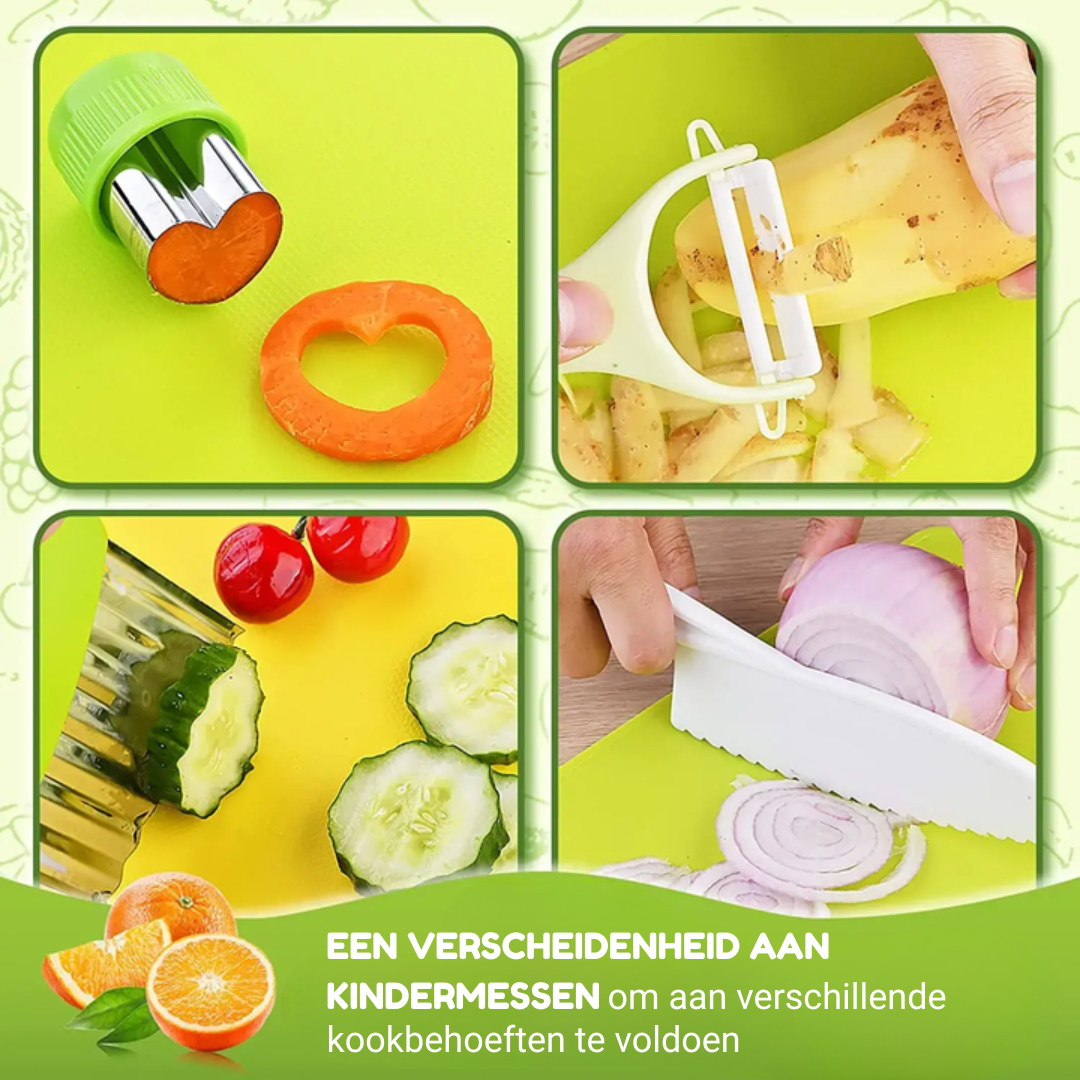 Junior Chef Set™ - Veilig snijden - Speelgoed keukenset