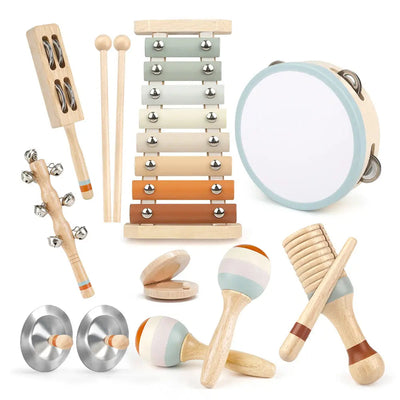 Wooden Music Set for Toddlers - Rhythm & Sound Exploration