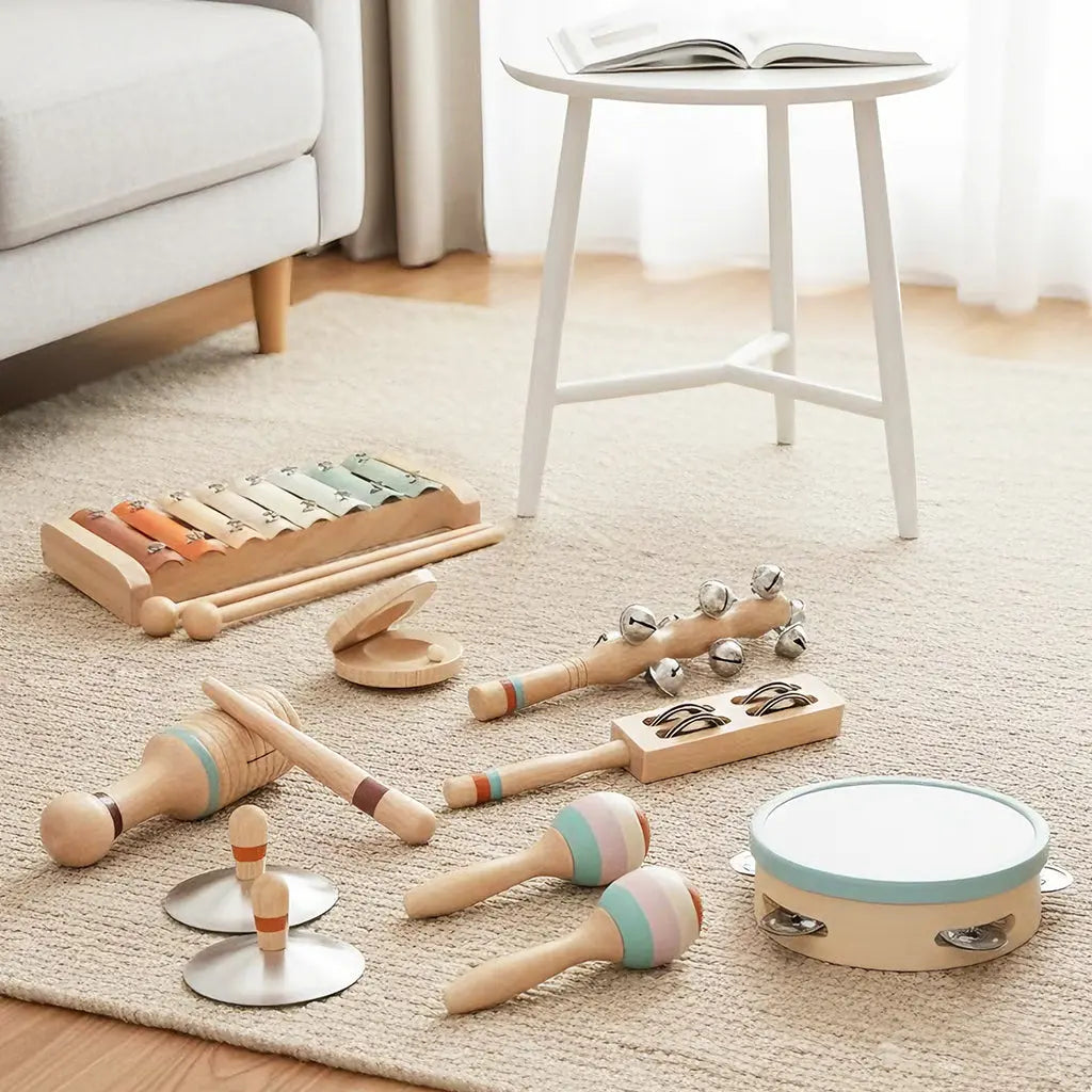 Wooden Music Set for Toddlers - Rhythm & Sound Exploration