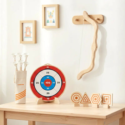 Wooden Bow and Arrow Set for Kids