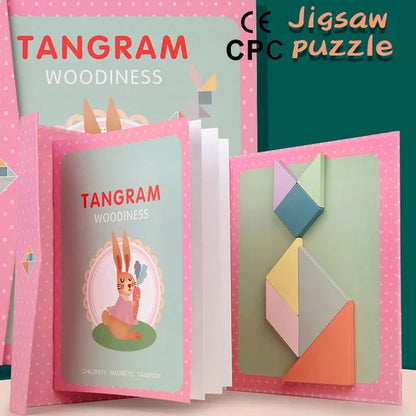Tangram Educational Magnet Board for Kids