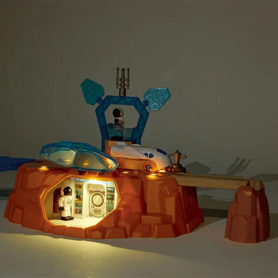 Juguete Tren Espacial Fidtoy Juego de Vías de Exploración de Marte