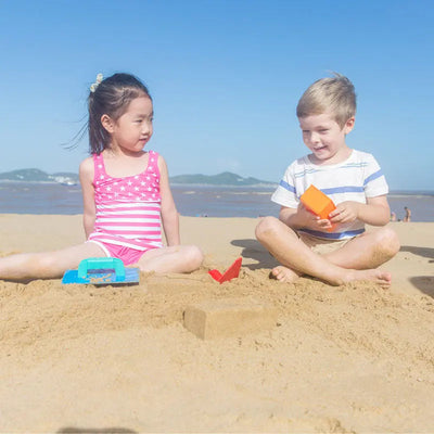Fidtoy Sandcastle Building Toy Set Beach Sand Play Kit