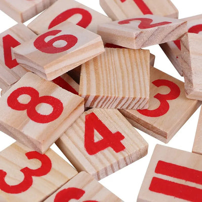 Fidtoy Montessori Wooden Counting Sticks Box – Early Math Learning Toy for Toddlers