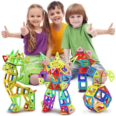 Bloques de construcción magnéticos Montessori