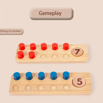 Jouet de comptage Montessori pour la cognition numérique