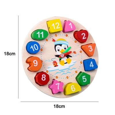 Reloj pingüino Montessori